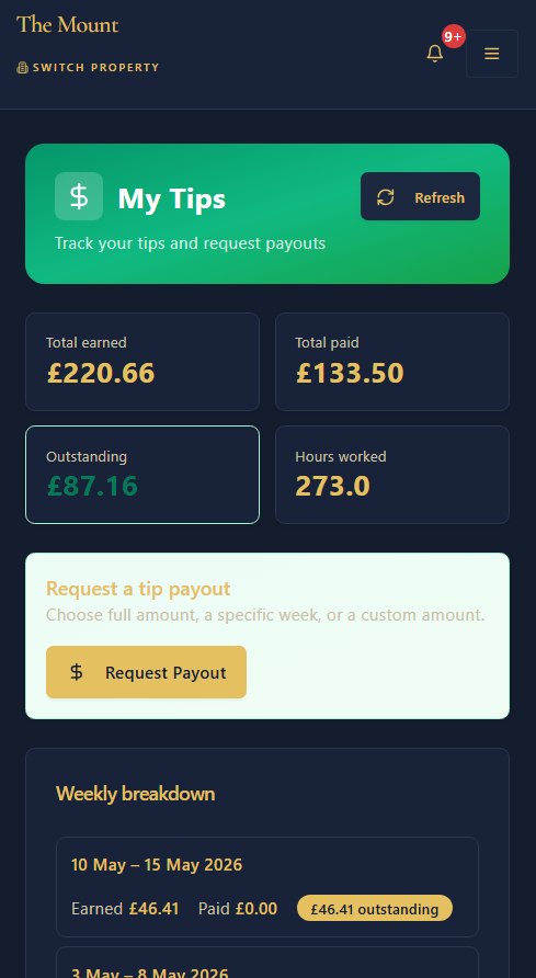 Tips on mobile